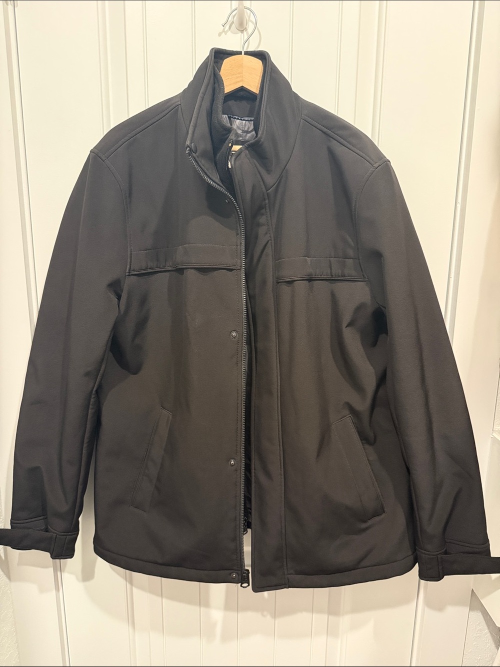 Dockers Men's Black Lightweight Shirt Jacket
